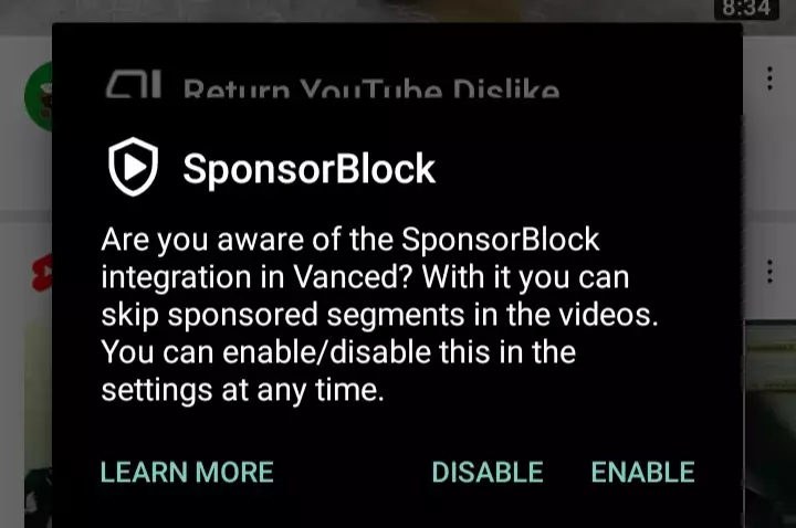 Sponsor Block
